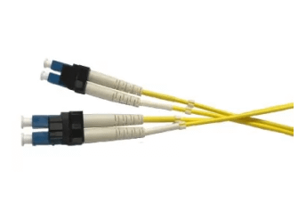 Group 250 (1) Image of two yellow LC cables with NFC clips attached